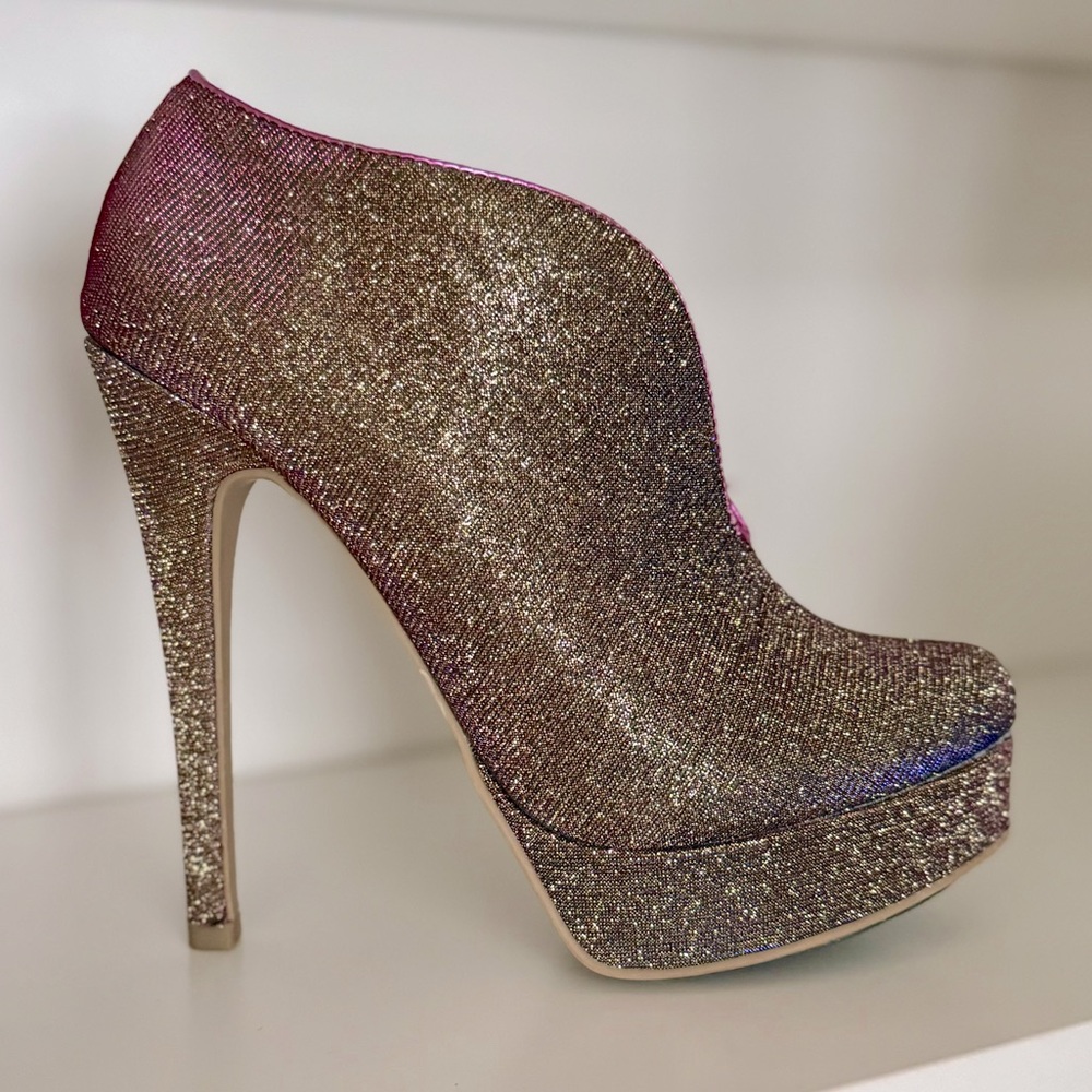 Multi Color Shimmer Booties